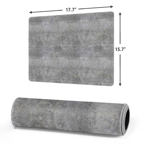 Natural Grey Concrete Gaming Mouse Pad