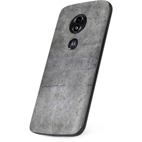 Natural Grey Concrete Moto E5 Play Skin