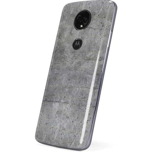 Natural Grey Concrete Moto E5 Plus Skin