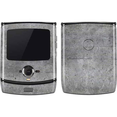 Natural Grey Concrete Motorola RAZR Skin