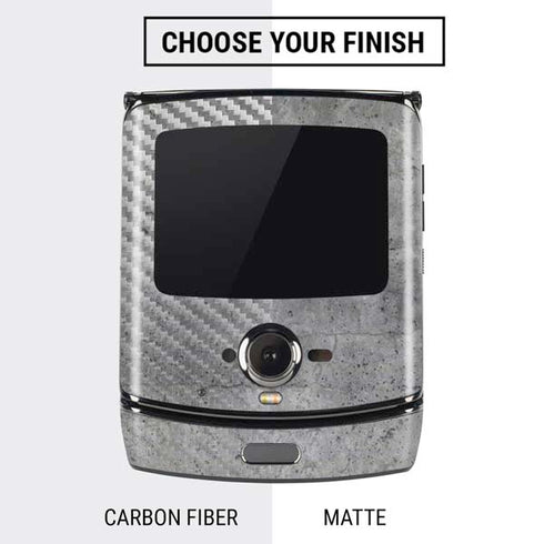 Natural Grey Concrete Motorola RAZR Skin