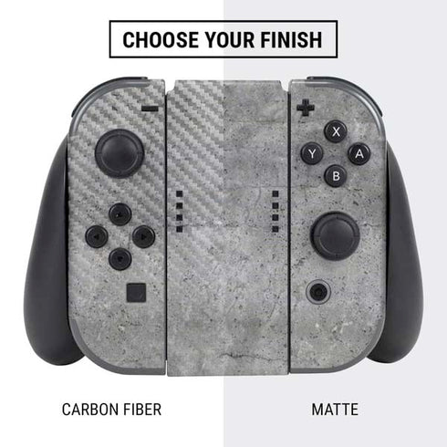 Natural Grey Concrete Nintendo Switch Bundle Skin