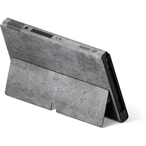 Natural Grey Concrete Nintendo Switch OLED (2021) Skin