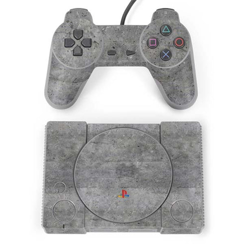Natural Grey Concrete PlayStation Classic Bundle Skin