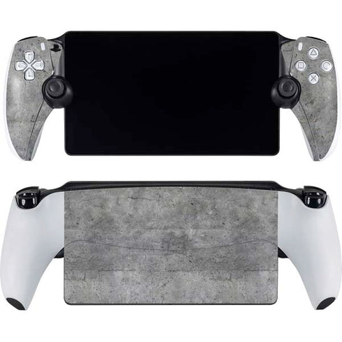 Natural Grey Concrete PlayStation Portal Remote Player Skin