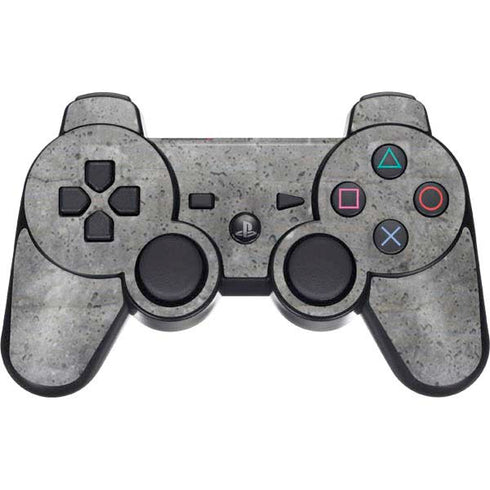 Natural Grey Concrete PS3 Dual Shock wireless controller Skin