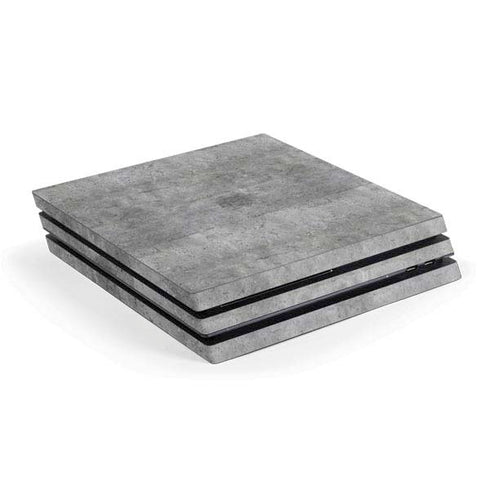 Natural Grey Concrete PS4 Pro Console Skin