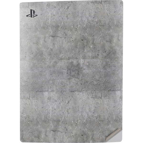 Natural Grey Concrete PS5 Digital Edition Console Skin