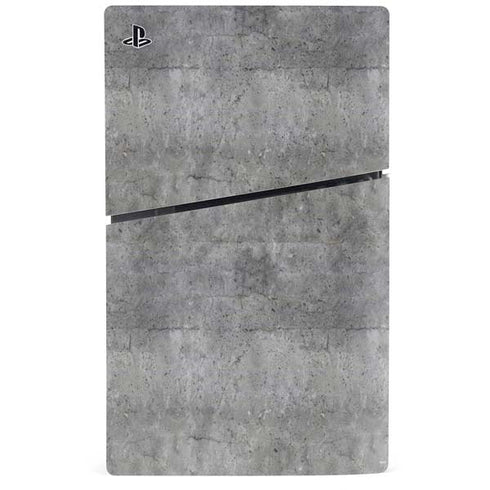 Natural Grey Concrete PS5 Slim Disk Bundle Skin