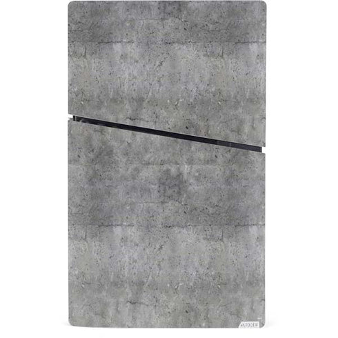 Natural Grey Concrete PS5 Slim Digital Edition Console Skin