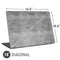 Natural Grey Concrete Universal Laptop 18in (14.6 x 10.6in) Skin