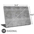 Natural Grey Concrete Universal Laptop 18in (14.6 x 10.6in) Skin