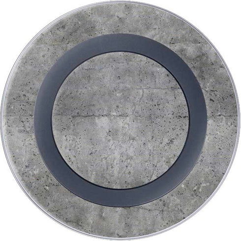 Natural Grey Concrete Wireless Charger Skin