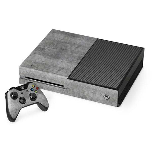 Natural Grey Concrete Xbox One Console and Controller Bundle Skin