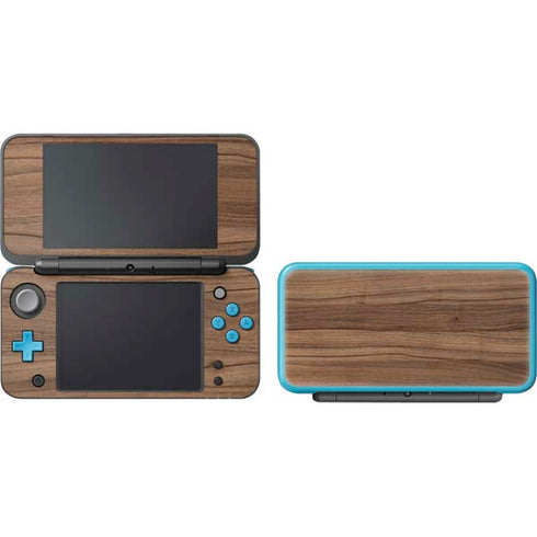 Natural Walnut Wood Nintendo 2DS XL (2017) Skin