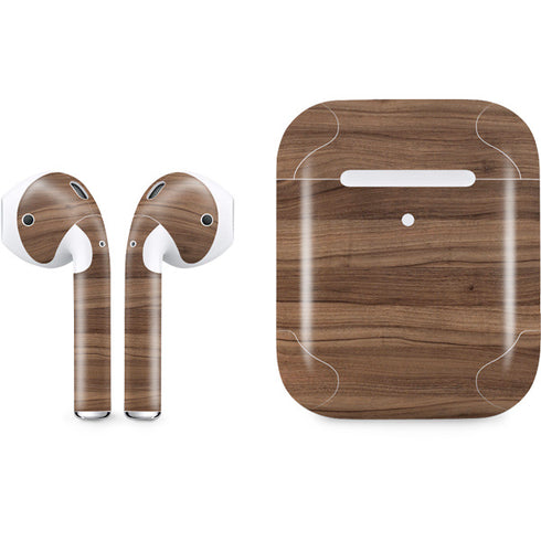 Natural Walnut Wood Apple AirPods 2 Skin