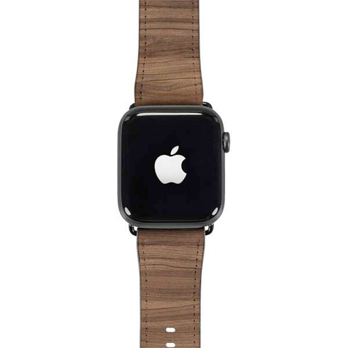 Natural Walnut Wood Apple Watch Band 42-44mm