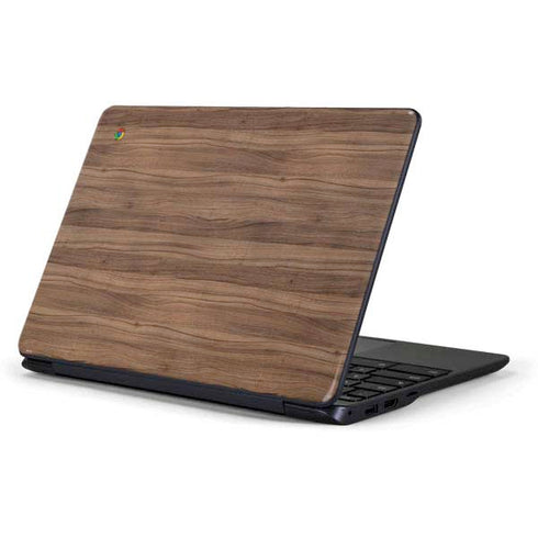 Natural Walnut Wood Samsung Chromebook Skin