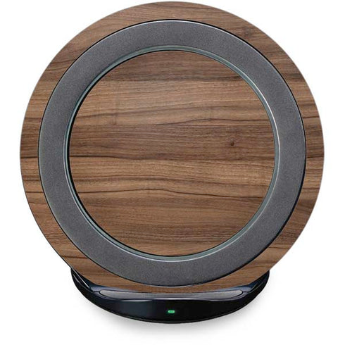 Natural Walnut Wood Fast Charge Wireless Charging Stand Skin