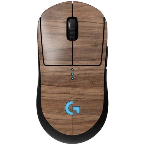 Natural Walnut Wood G Pro Wireless Gaming Mouse Skin