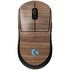 Natural Walnut Wood G Pro Wireless Gaming Mouse Skin