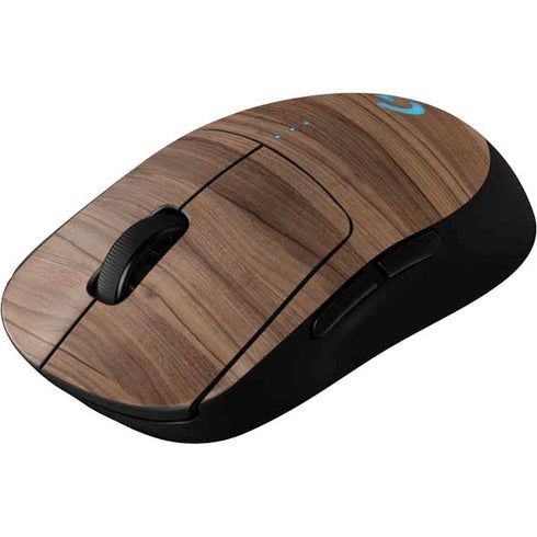 Natural Walnut Wood G Pro Wireless Gaming Mouse Skin