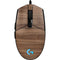 Natural Walnut Wood G203 Prodigy RGB Wired Gaming Mouse Skin