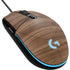 Natural Walnut Wood G203 Prodigy RGB Wired Gaming Mouse Skin