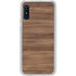 Natural Walnut Wood Galaxy A10e Clear Case