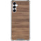 Natural Walnut Wood Galaxy A14 5G Clear Case