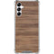 Natural Walnut Wood Galaxy A15 5G Clear Case