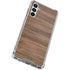 Natural Walnut Wood Galaxy A15 5G Clear Case