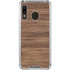 Natural Walnut Wood Galaxy A30 Clear Case