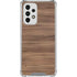 Natural Walnut Wood Galaxy A33 5G Clear Case