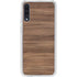 Natural Walnut Wood Galaxy A50 Clear Case