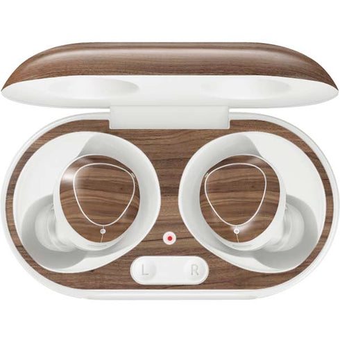 Natural Walnut Wood Galaxy Buds Plus Skin