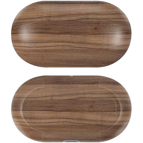 Natural Walnut Wood Galaxy Buds Plus Skin