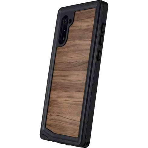 Natural Walnut Wood Galaxy Note 10 Waterproof Case