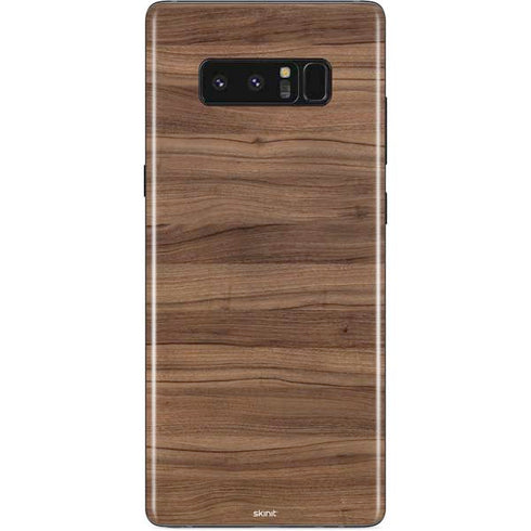 Natural Walnut Wood Galaxy Note 8 Skin