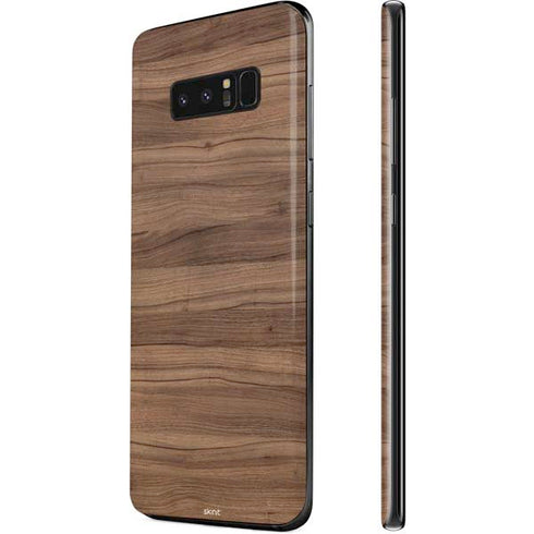 Natural Walnut Wood Galaxy Note 8 Skin