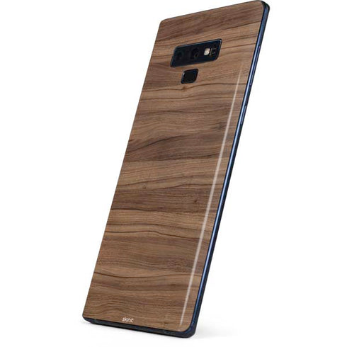 Natural Walnut Wood Galaxy Note 9 Skin