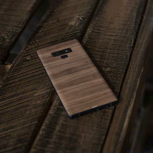 Natural Walnut Wood Galaxy Note 9 Skin