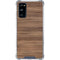 Natural Walnut Wood Galaxy S20 FE Clear Case