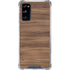 Natural Walnut Wood Galaxy S20 FE Clear Case