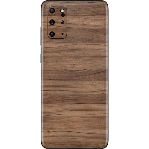 Natural Walnut Wood Galaxy S20 Plus Skin