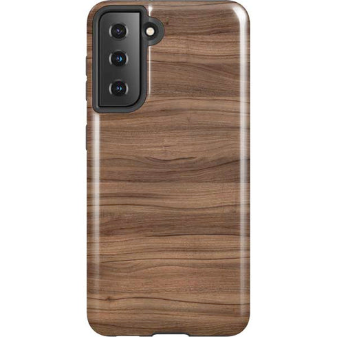 Natural Walnut Wood Galaxy S21 5G Pro Case