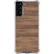 Natural Walnut Wood Galaxy S21 FE Clear Case