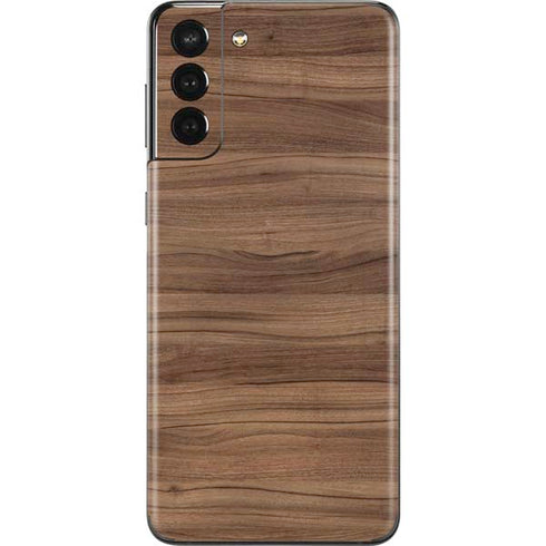 Natural Walnut Wood Galaxy S21 Plus 5G Skin