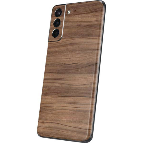 Natural Walnut Wood Galaxy S21 Plus 5G Skin