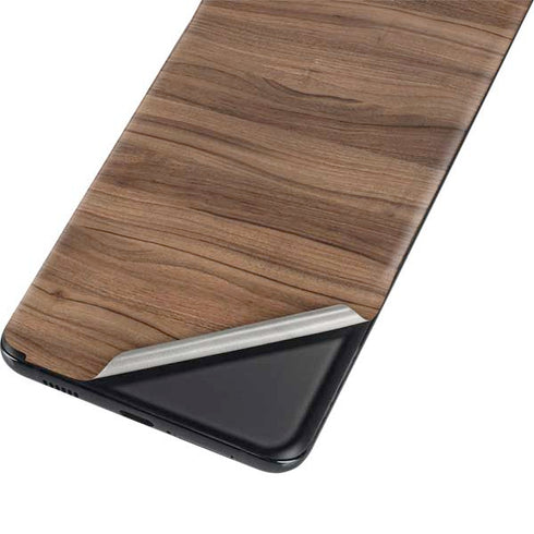 Natural Walnut Wood Galaxy S21 Plus 5G Skin